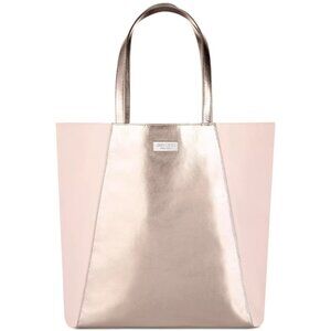 Jimmy Choo Metallic Rose Gold /Blush Pink X-Large Tote Shopper